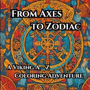 Viking A-Z Coloring Adventure: Axes, Fun & More!