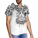Men's Norse Mythology Viking 3D Print Hawaiian Shirt