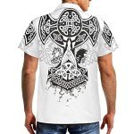 Men's Norse Mythology Viking 3D Print Hawaiian Shirt