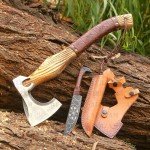 Viking Axe with Sheath - Handmade Hunting Tool