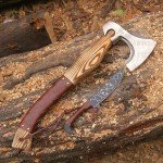 Viking Axe with Sheath - Handmade Hunting Tool