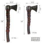 Norse Tradesman 14" Viking Throwing Axe with Sheath