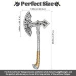 Viking Axe Prop - Silver Plastic Costume Accessory