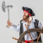 Viking Axe Prop - Silver Plastic Costume Accessory