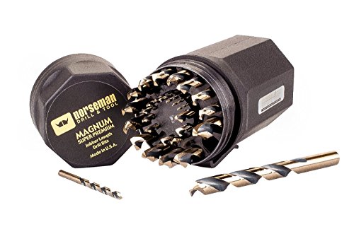Norseman Black & Gold Jobber Drill Bit Set