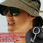 Viking Axe Earrings – Stainless Steel Drop Charms