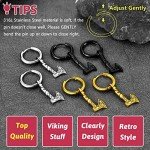 Viking Axe Earrings – Stainless Steel Drop Charms