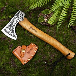 NedFoss 13" Valkyrie Viking Axe with Leather Sheath