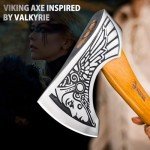 NedFoss 13" Valkyrie Viking Axe with Leather Sheath
