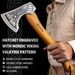 NedFoss 13" Valkyrie Viking Axe with Leather Sheath