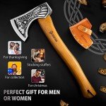 NedFoss 13" Valkyrie Viking Axe with Leather Sheath