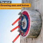 NedFoss Viking Throwing Axe Set - 3 Pieces