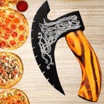 Viking Pizza Cutter Axe - Handmade Kitchen Tool