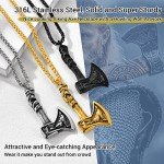 Viking Thor Axe Talisman Necklace for Men