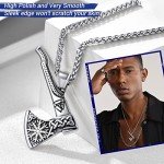 Viking Thor Axe Talisman Necklace for Men