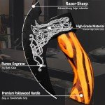 Viking Pizza Cutter Axe - Handmade Kitchen Tool