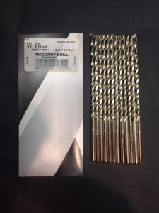 Set of 6 Heavy Duty Masonry Drill Bits