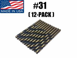 Norseman Viking #31 Drill Bit 12-Pack