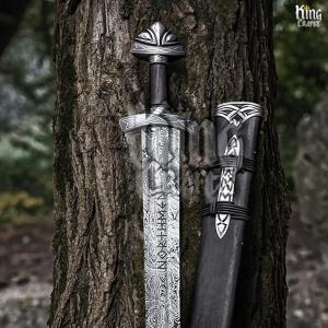 Hand-Forged Viking Sword - Carbon Steel, Battle Ready