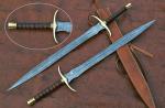 Viking Ranger Sword - Battle Ready Damascus Steel