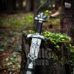 Hand-Forged Viking Sword - Carbon Steel, Battle Ready