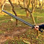 Handmade Damascus Steel Viking Ragnar Sword
