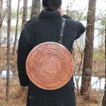 Viking Shield 17" Norse Woodcut Warrior Prop