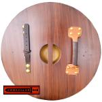 Viking Raider Functional Kings Gold Battle Shield