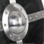21" Viking Wooden Round Shield with Steel Boss