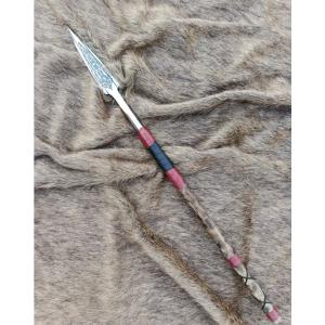 Custom Viking Spear Head Sword with Wood Handle