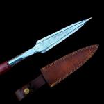 Custom Viking Spear Head Sword with Wood Handle