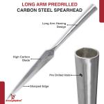 1095 High Carbon Steel Viking Hewing Spearhead