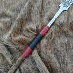 Custom Viking Spear Head Sword with Wood Handle