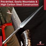 1095 High Carbon Steel Viking Hewing Spearhead