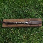 Viking Spear with Leather Sheath - 30" Decorative