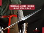 1095 High Carbon Steel Viking Hewing Spearhead