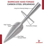 Hand Forged Viking Boar Spearhead for Throwing
