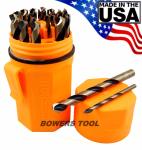 Norseman 29-Piece M7 Drill Bit Set - Orange