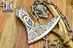 D2 Tool Steel Viking Axe Head for Adventure