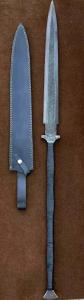 Custom Viking Hunting Spear with Sheath
