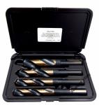 Norseman 4 pc Silver & Deming Drill Bit Set
