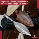 Viking Leaf Spear Head High Carbon Steel