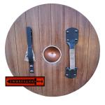 Viking Níðhöggr Steel Plated Round Shield