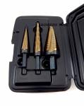Norseman 3-Pc Ultra Step Unibit Drill Set