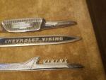 Chevrolet Viking Pickup Hood Emblem with Fender Spears