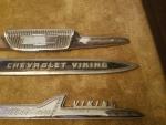 Chevrolet Viking Pickup Hood Emblem with Fender Spears