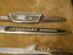 Chevrolet Viking Pickup Hood Emblem with Fender Spears