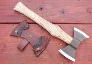 18” Viking Double Blade Axe with Hardwood Handle
