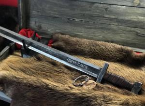 Viking Sword with Norse Runes - Hand Forged