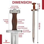 Viking Sword - Full Tang Hand Forged Steel